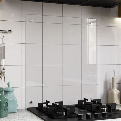 Belofay Toughened Glass Heat Resistant Splashback Kitchen Splashback