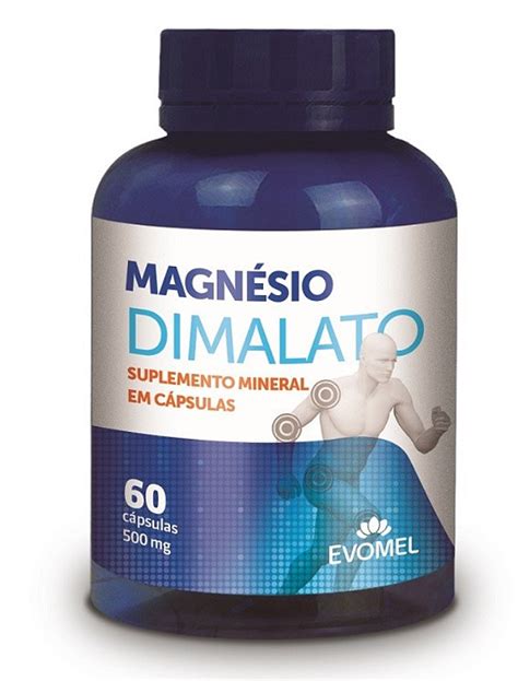 Magnésio Dimalato 60caps 500mg Orgânic House