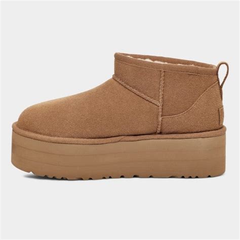 Ugg Classic Ultra Mini Platform Boot In Chestnut