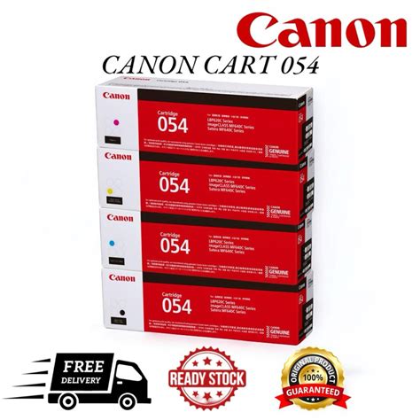 Canon 054 Cart 054 Colour Laser Toner Cartridge Black Cyan Yellow