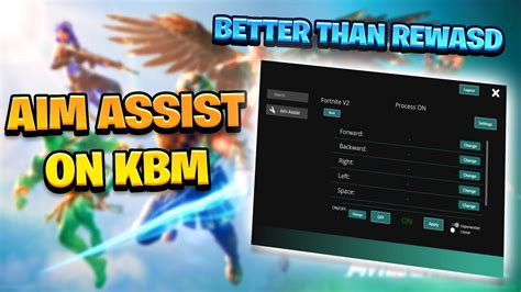 How To Get Aim Assist On Kbm In Fortnite Better Than Rewasd Youtube