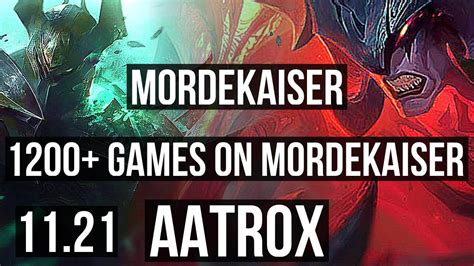 MORDE Vs AATROX TOP DEFEAT 2 3M Mastery 1200 Games KR Master