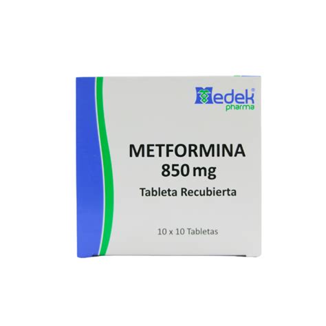 Metformina Mg C Tabs Caja Medek Pharma