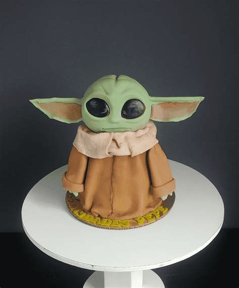 Baby Yoda Birthday Cake Ideas Images Pictures