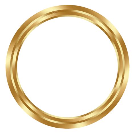 Free Border Download Png Picture Golden Circle Border Png Gold Frame Free Download Circle Png