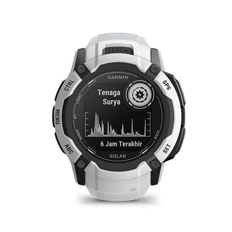 Instinct X Solar Jam Tangan Gps Tenaga Surya Whitestone