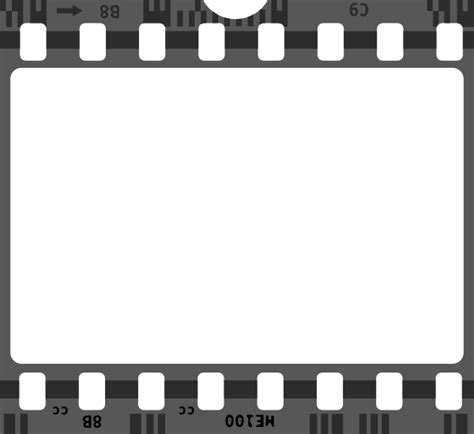 Blank Film Strip Template Clipart Best