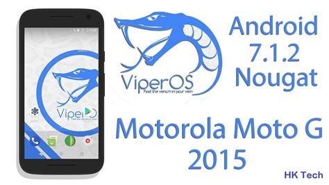 Android Nougat Custom ROM For Moto G3 Viper OS YouTube