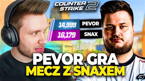 PEVOR GRA MECZ Z SNAXEM W CS2 YouTube