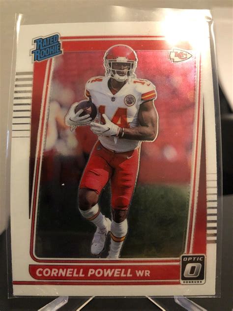 2021 Donruss Optic Cornell Powell Rated Rookie RC 240 Chiefs EBay