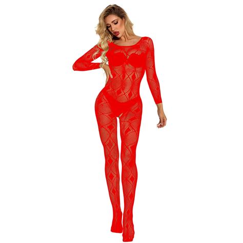 Sexy Women Fishnet Lingerie Underwear Nightwear Sleepwear Bodysuit