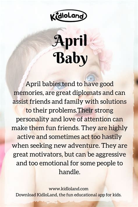 Secret Of A April Baby Kidloland Reveals Amazing Personalities And