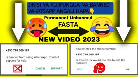 Jinsi Ya Kufungua Account Ya Whatsapp Ilio Fungiwa Halaka How To