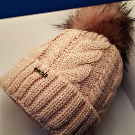 Bonnet Chapeau D Hiver Pour Femme Avec Fourrure Hbito Ma