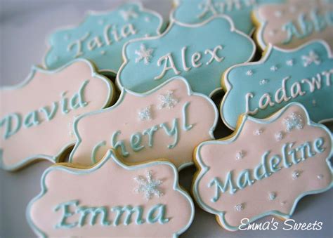 Custom Cookie Name Plaques Plaque Cookies Custom Cookies Cookie