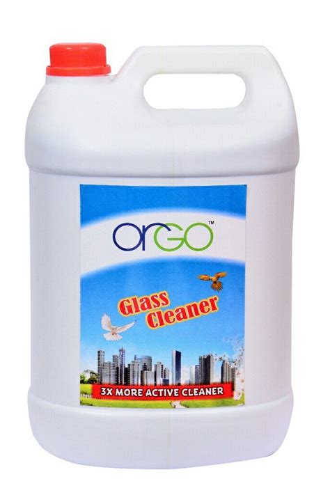 Orgo Screw Cap Litre Glass Cleaner Liquid Packaging Type Can At Rs