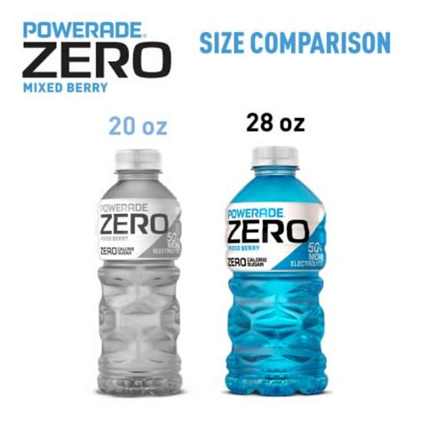 Powerade® Zero Sugar Blue Mixed Berry Sports Drink Bottle, 28 fl oz - QFC