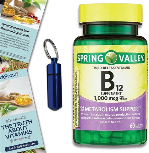 Amazon Spring Valley Timed Release Vitamin B12 Tablets 1 000 Mcg