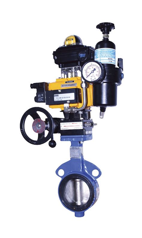 Pneumatic Actuated Butterfly Valve Dynamic Controls