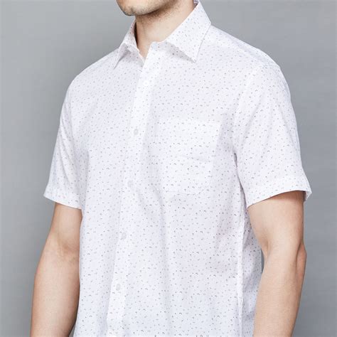 Buy Louis Philippe Men Printed Regular Fit Formal Shirt From Louis