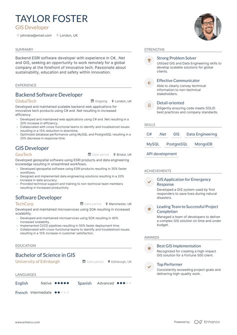 5 Gis Developer Resume Examples And Guide For 2023