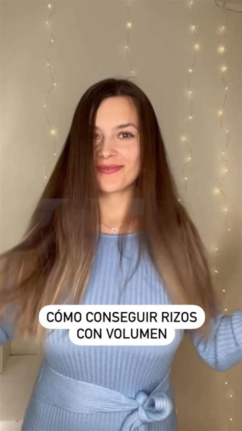 Rizos Definidos Rizos Con Volumen Rizos Perfectos Peinados Con