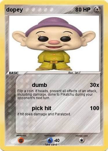 Pokémon dopey 17 17 - dumb - My Pokemon Card