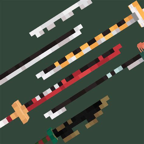 Demon Slayer Katanas Screenshots Resource Packs Minecraft