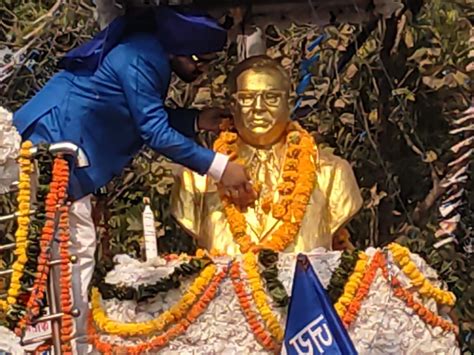 Constituent Maker Baba Saheb Was Remembered In The District A Procession Took Place In The City