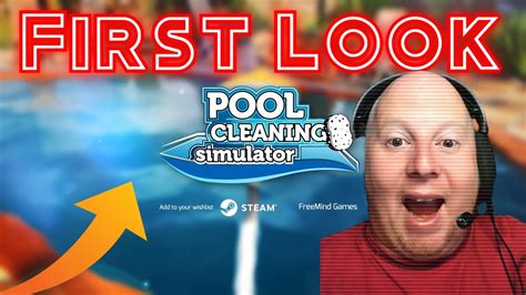 Pool Cleaning Simulator First Look Gameplay Steam PC YouTube