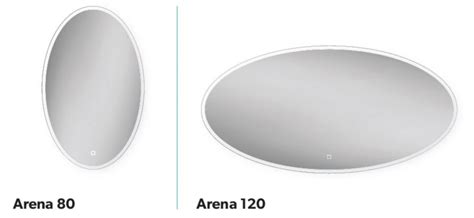 HiB Arena 120 LED Mirror with Demister Pad - 101 Bathrooms
