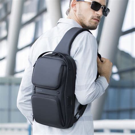 Bange New Big Capacity Multifunction Usb Oxford Sling Bag Bange