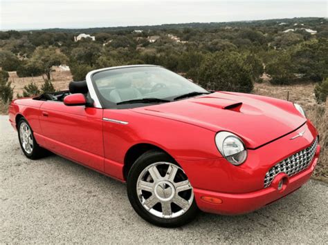 2005 Ford Thunderbird 50th Anniversary Edition Convertible With RARE