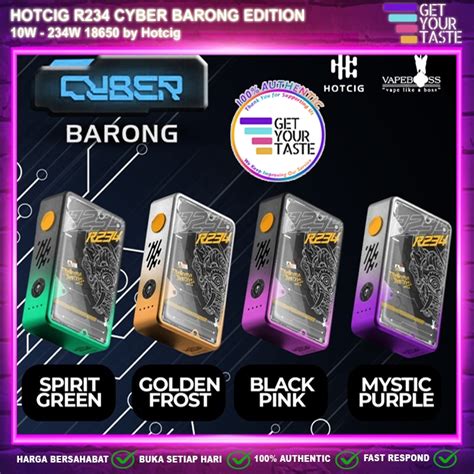 Jual Hotcig R Cyber Barong Edition Box Mod Authentic By Hotcig