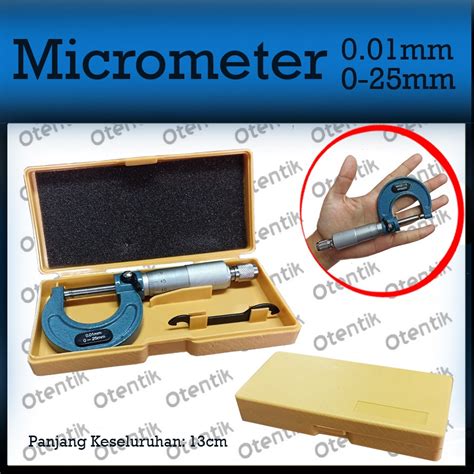 Jual Micrometer Outside Mm Mikrometer Alat Ukur Ketebalan