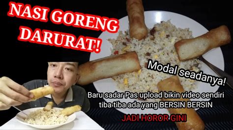 MUKBANG NASI GORENG PUTIH PAKE RISOL UNTUK MENEMANI KALIAN DI RUMAH