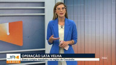 Jornal do Almoço Chapecó Operação lata velha Globoplay