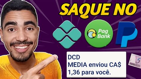 App Para Ganhar Dinheiro No Pix Pagbank E Paypal Prova De