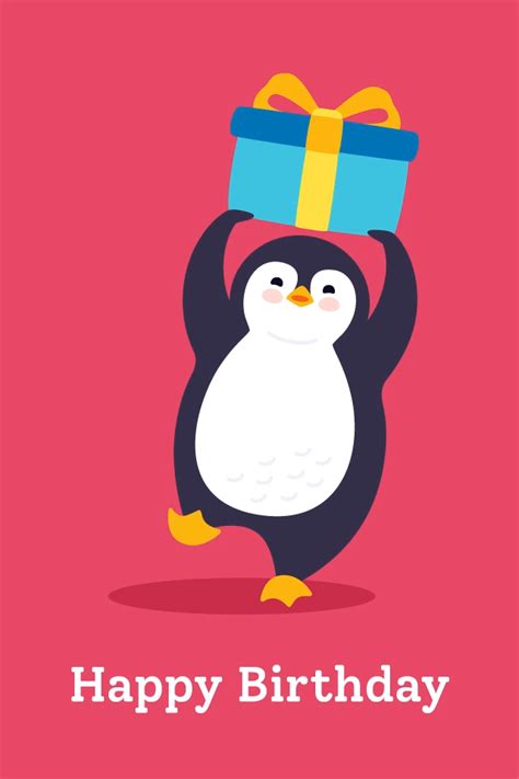 Happy Birthday Penguin Gif Outlet Shop | www.pinnaxis.com