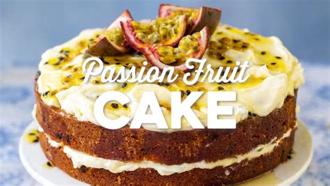 Homemade Passion Fruit Cake Recipe