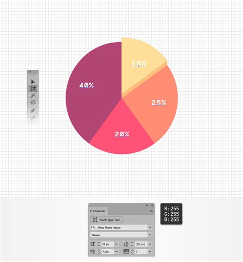 Pie Chart Illustrator Alyson Andreana