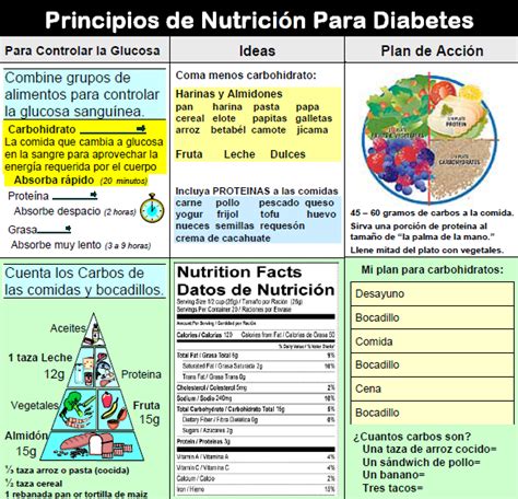 Diabetes Diet Spanish The Guide Ways Diabetic Diet Plan