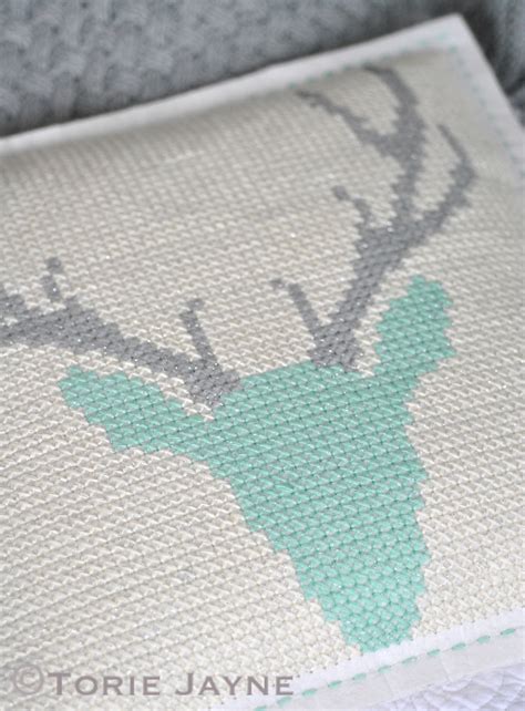 Diy Cross Stitch Cushion Blogged At Torie Jayne Blog Flickr