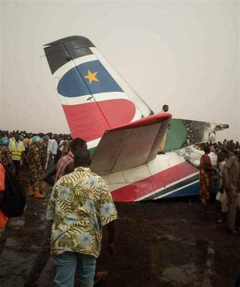 Breaking Passenger Plane Crashed At Wau Airport In South Sudan