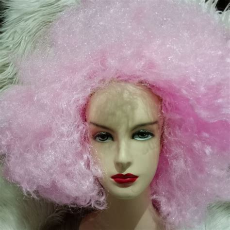 Jual Wig Rambut Palsu Badut Pink Muda Shopee Indonesia