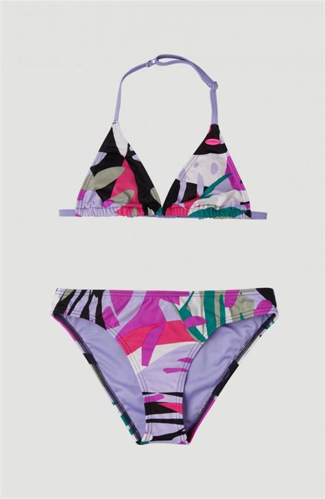 Oneill Venice Beach Party Bikini Set Purple With Girls Swimwear Axelio