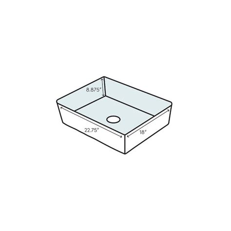 K 2337 4 0 96 Kohler Memoirs® Ceramic Rectangular Drop In Bathroom Sink