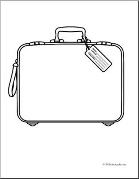 Printable Suitcase Template