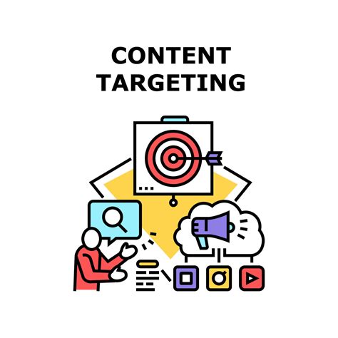 Content targeting icon vector illustration 9906921 Vector Art at Vecteezy