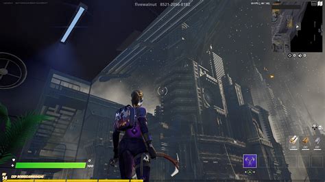 Fortnite jogador cria incrível cidade cyberpunk